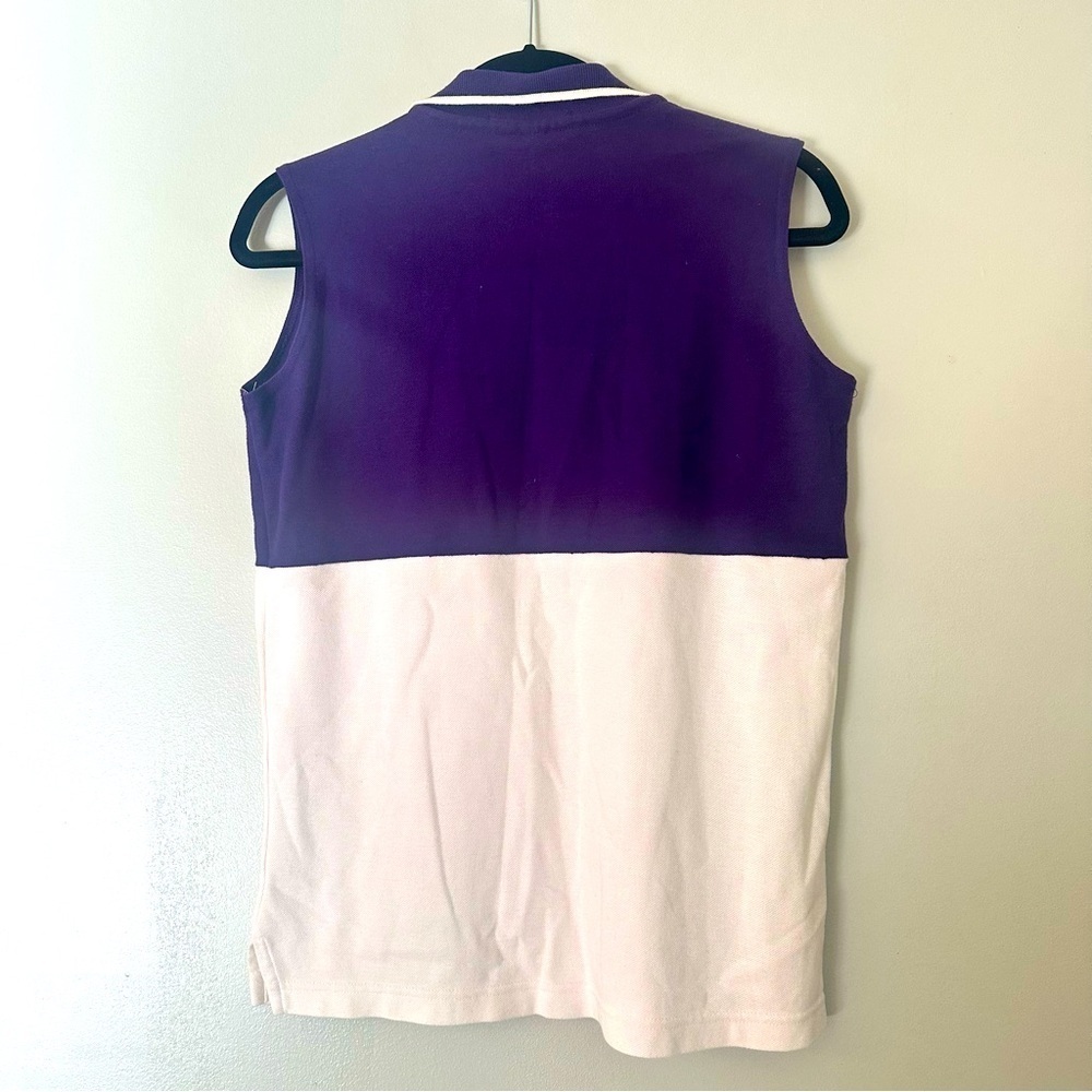 Women’s K State Quarter Zip 100% Cotton Sweater Vest Made in USA Size Small 6-8 - Picture 5 of 9